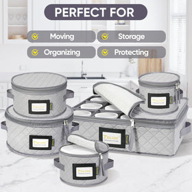 BALEINE moving-ready storage for dishes, cups, and stemware