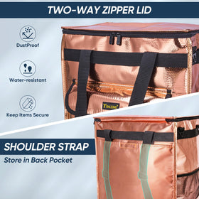 BALEINE multi-handle design for comfortable four-way carrying.