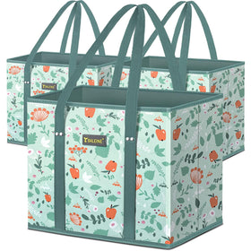 BALEINE 3Pk bags folded flat for compact storage and quick access.