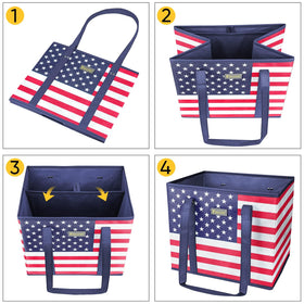BALEINE patriotic celebration design suits grocery runs
