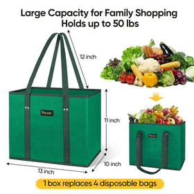 BALEINE bags feature extra-long handles for comfortable shoulder carry during long shopping trips.
