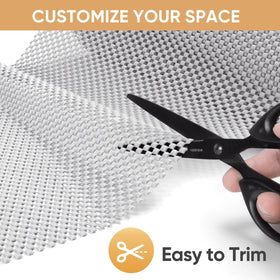 BALEINE non-adhesive cabinet liner is easy to clean.