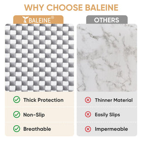 BALEINE liner on shelves or wardrobe racks protects items.