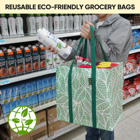 BALEINE eco-friendly reusable bag reduces plastic waste.