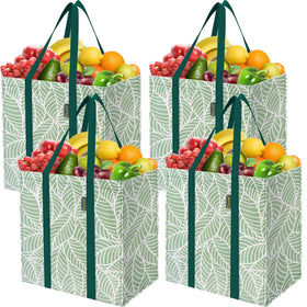 BALEINE grocery bag with reinforced bottom for stable heavy loads.