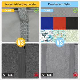 BALEINE organized shopping bags in cart for easy loading