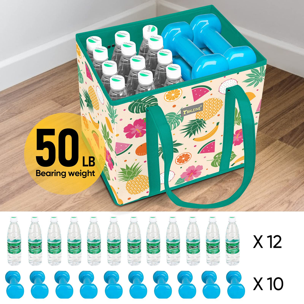 BALEINE keeps groceries organized in-cart for quick home trips.