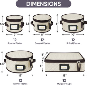 BALEINE plate and mug storage configuration demonstrates versatile, stackable organization.