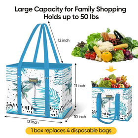 BALEINE bags with reinforced bottom ideal for heavier groceries