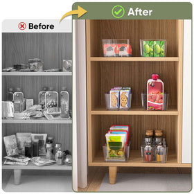 BALEINE removable dividers bin adapts to items of various sizes.