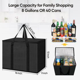 BALEINE reusable bags fold flat for compact pantry or trunk storage.
