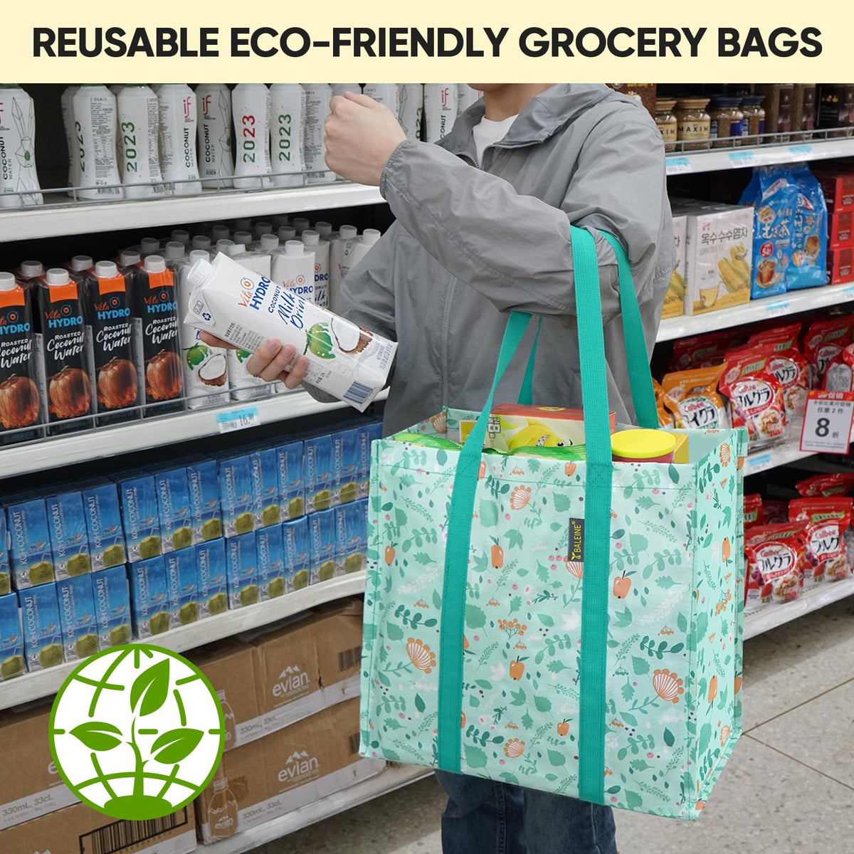 BALEINE reusable bags washable and eco-friendly design