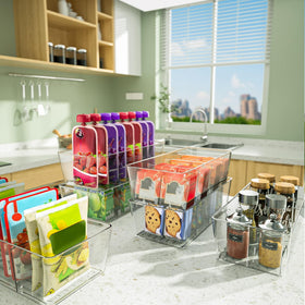 BALEINE spice and tea bin with clear view for quick checks.