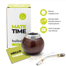 BALIBETOV stainless steel bombilla straw for durable, easy sipping.