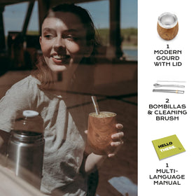BALIBETOV bombilla and straw included for traditional or modern sipping