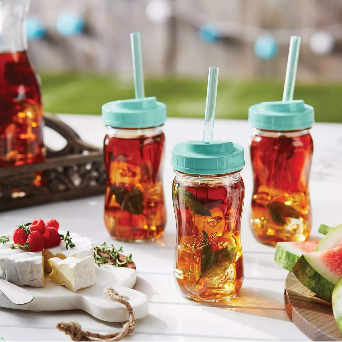 Ball 16 oz jar with lids 2-pack ready for beverages and storage