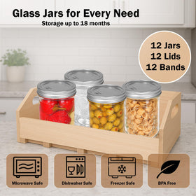 Ball airtight seal demonstrating leak resistance on jar.