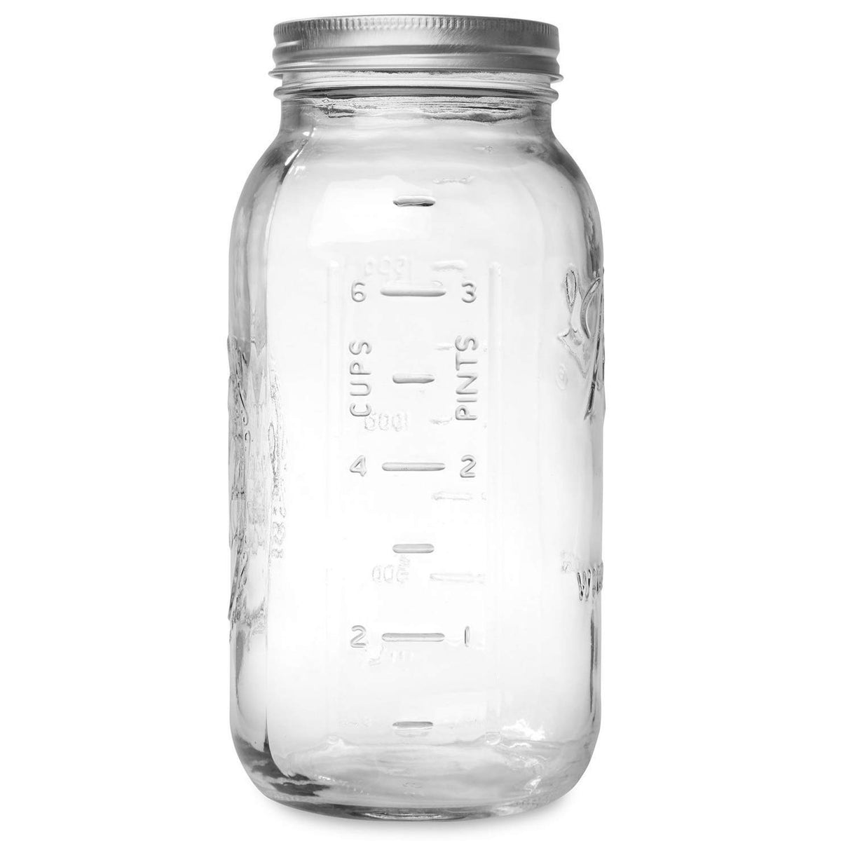 Ball half-gallon mason jar for crafts, pantry storage, and gift-in-a-jar ideas.