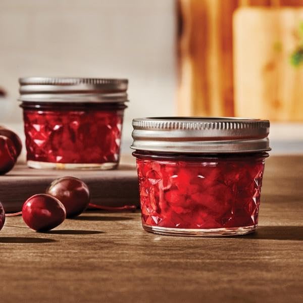Ball 8-pack jars arranged for gift-ready preserves