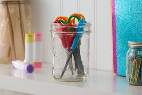 Ball jars ideal for homemade juice and snacks