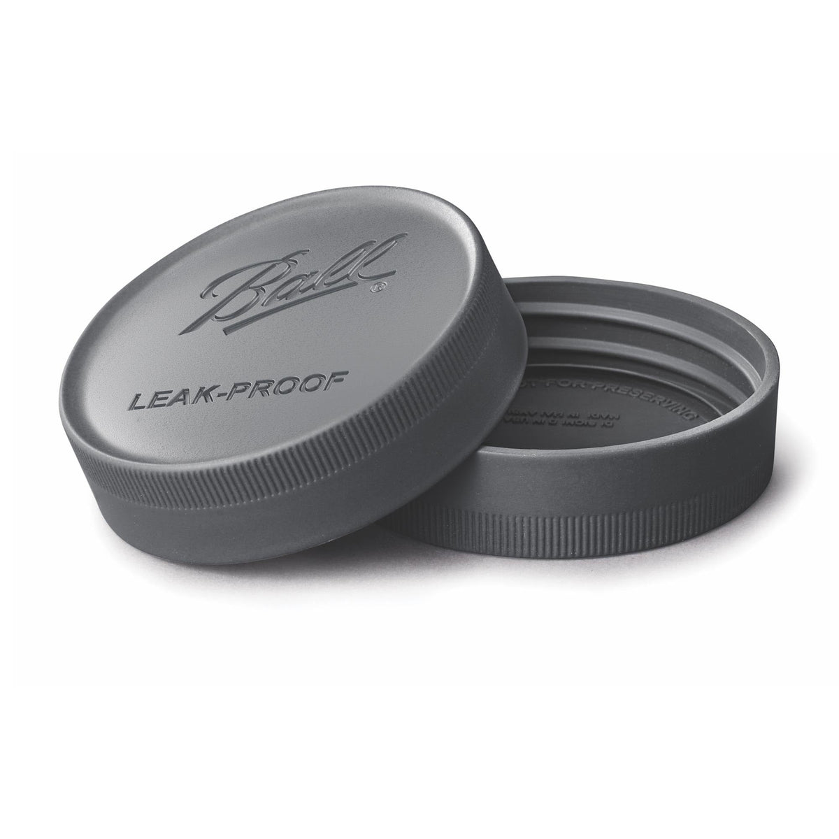 Ball leak-proof lids applied to a canning jar for storage