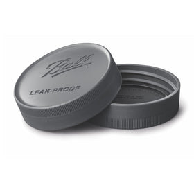 Ball leak-proof lids applied to a canning jar for storage