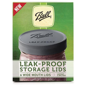 Ball leak-proof lids with ridged edge providing easy grip during canning
