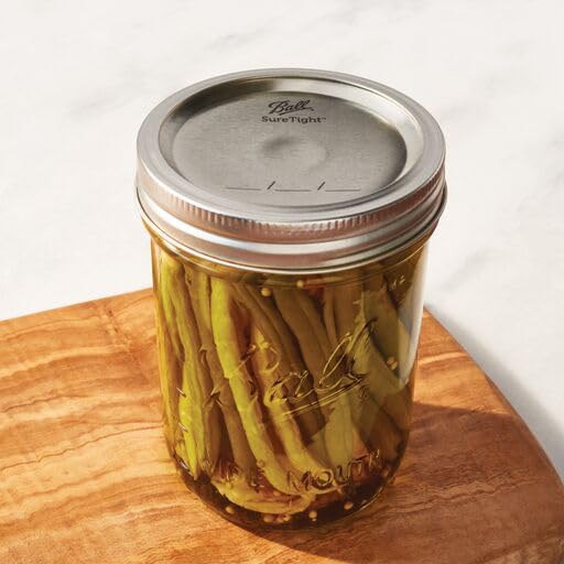 Ball Mason Jar Lids wide-mouth set in kitchen for everyday storage