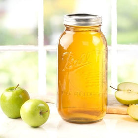 Ball mason jars shown for creative crafting and storage.
