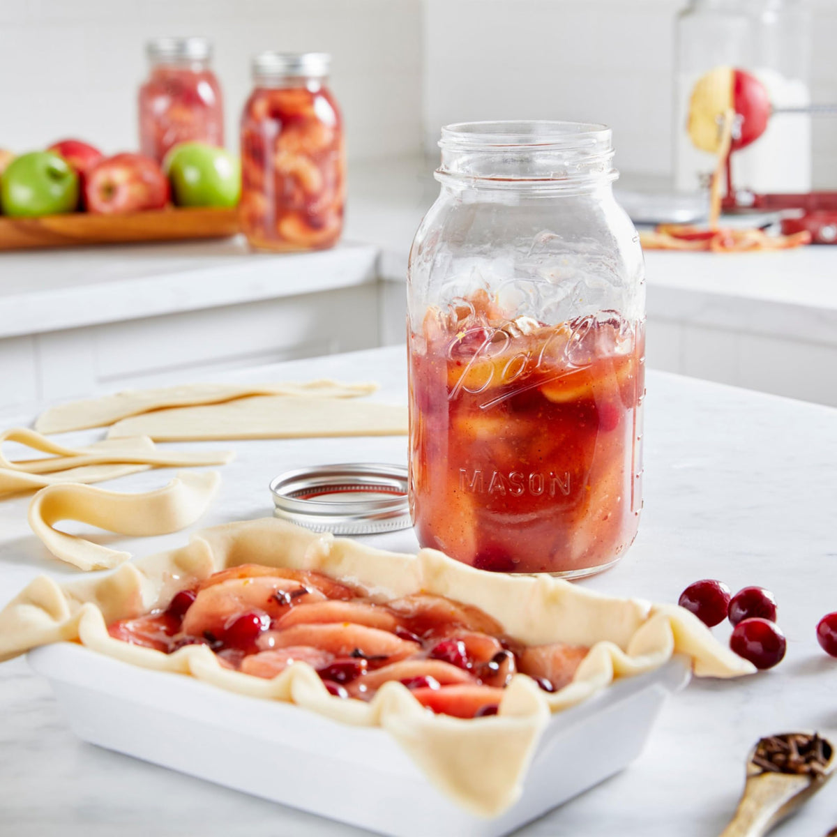 Ball Regular Mouth 32oz mason jar BPA-free tag