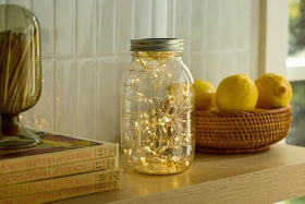 Ball Regular Mouth 32oz mason jar used for pickles and pantry staples
