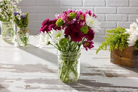 Ball USA-made BPA-free glass jar highlighting durable construction for repeated use.