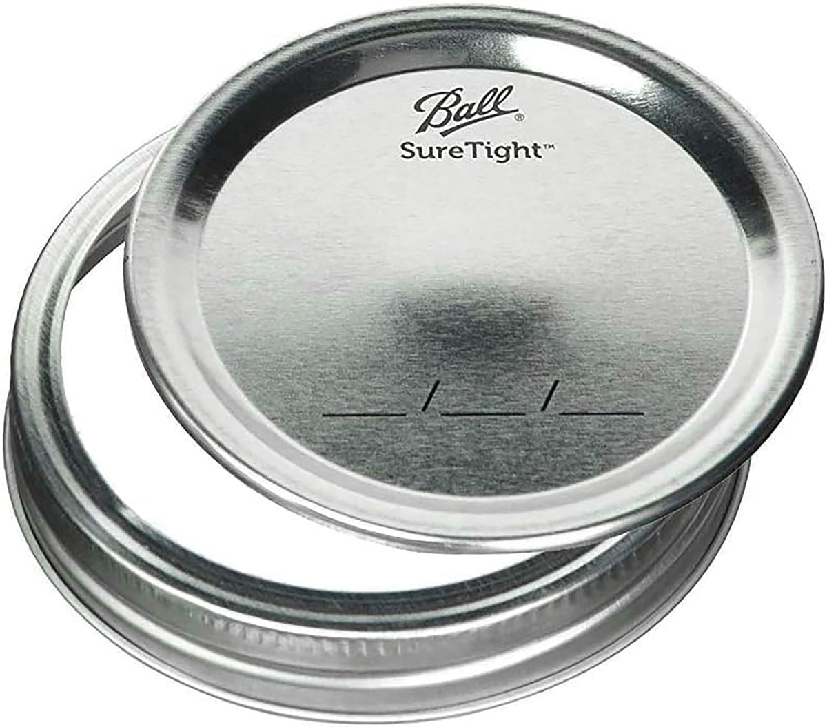 Ball USA-made glass jar supports durable kitchen canning and everyday storage.