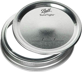 Ball USA-made glass jar supports durable kitchen canning and everyday storage.