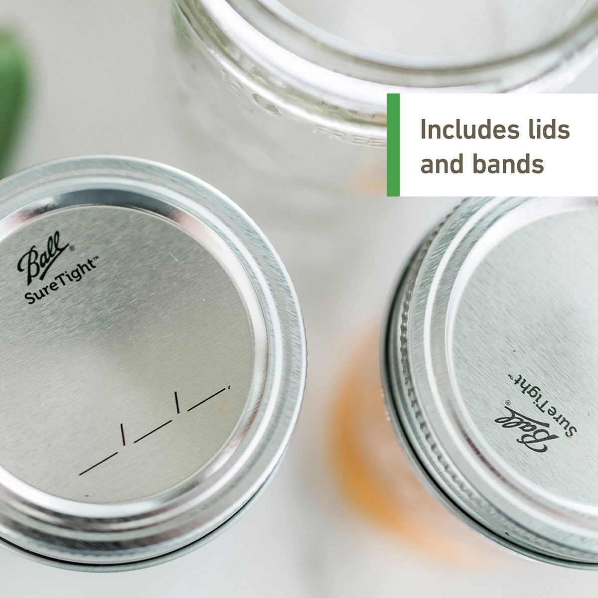 Ball wide-mouth 32oz jars for fresh juice storage