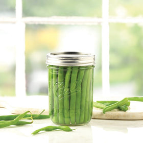Ball Wide Mouth Pint jar pack of 12 with lids and bands ideal for gifting.