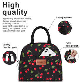 BALORAY lunch bag side profile highlights lightweight carry for commutes and trips.