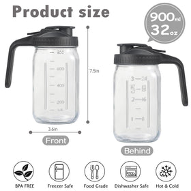 Balter-D 32oz pitcher with pour spout enables precise pouring at gatherings.