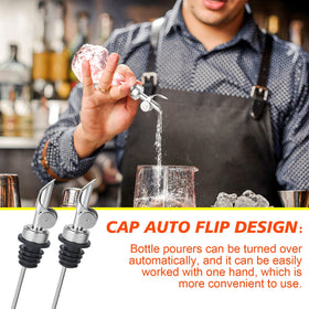 BALTRE fast-flow alcohol pourer enables quick, controlled pours in busy bars