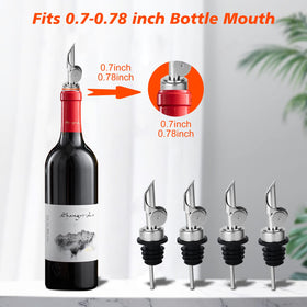 BALTRE stainless steel liquor pourer shows durable rust free construction