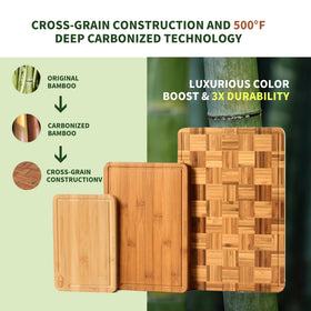 BAMBANG bamboo stand displays boards upright for dry, clutter-free storage.