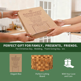 BAMBANG detailed grain pattern emphasizes natural bamboo beauty.