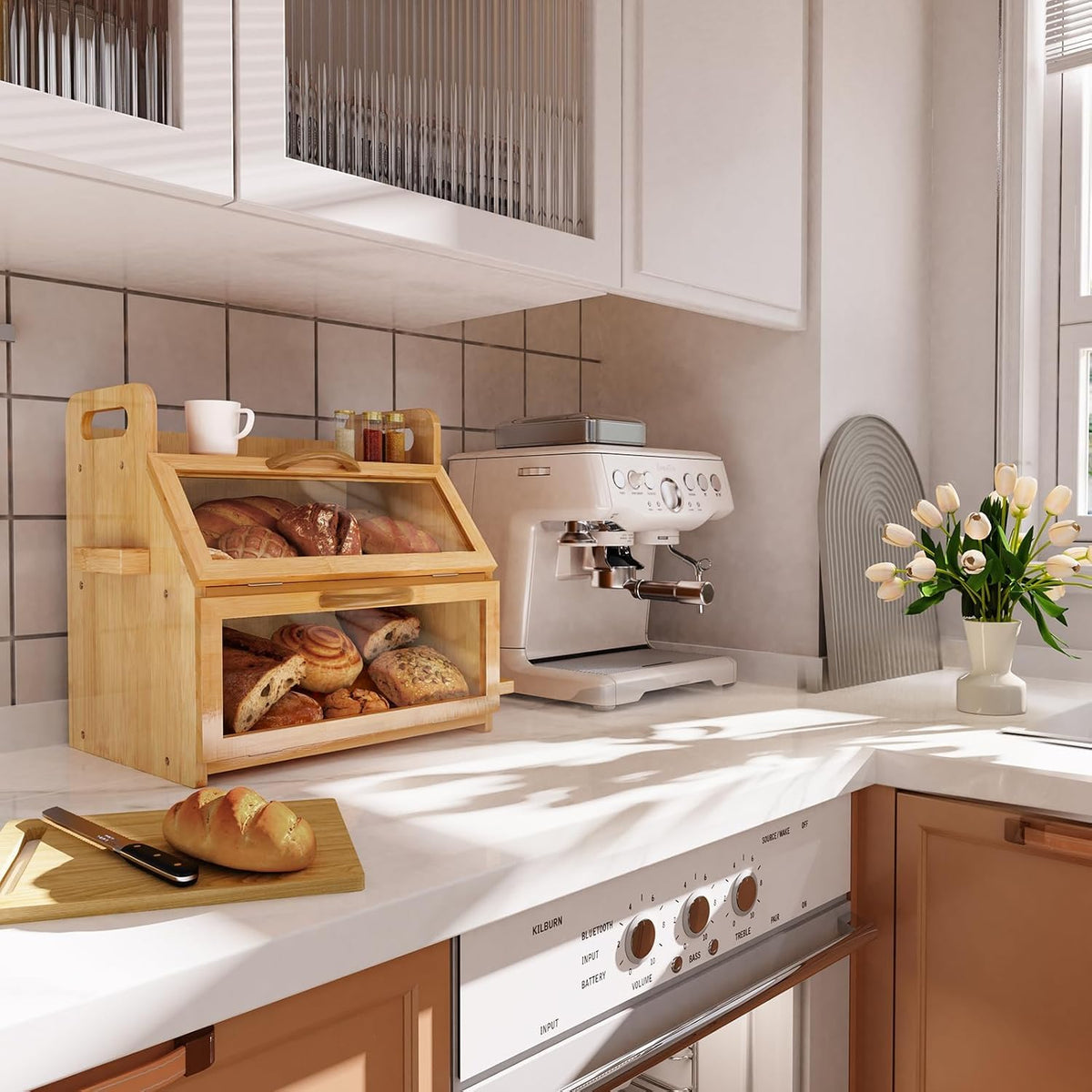 BAMBANG side tool racks provide quick access to utensils