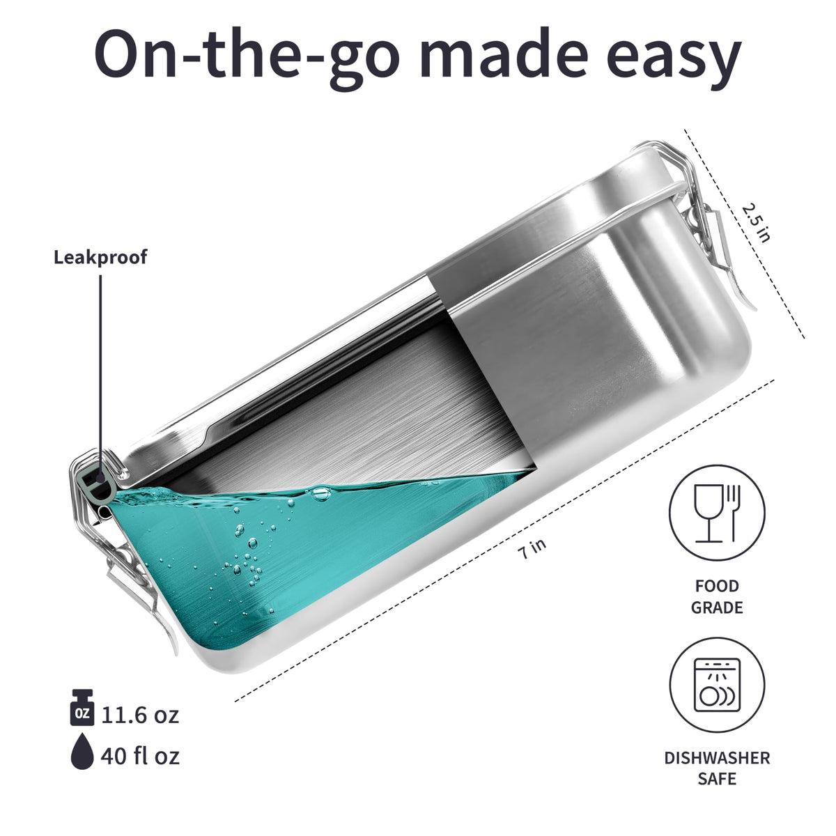 Bambaw 304 stainless steel body resists odors and stains