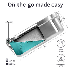 Bambaw 304 stainless steel body resists odors and stains