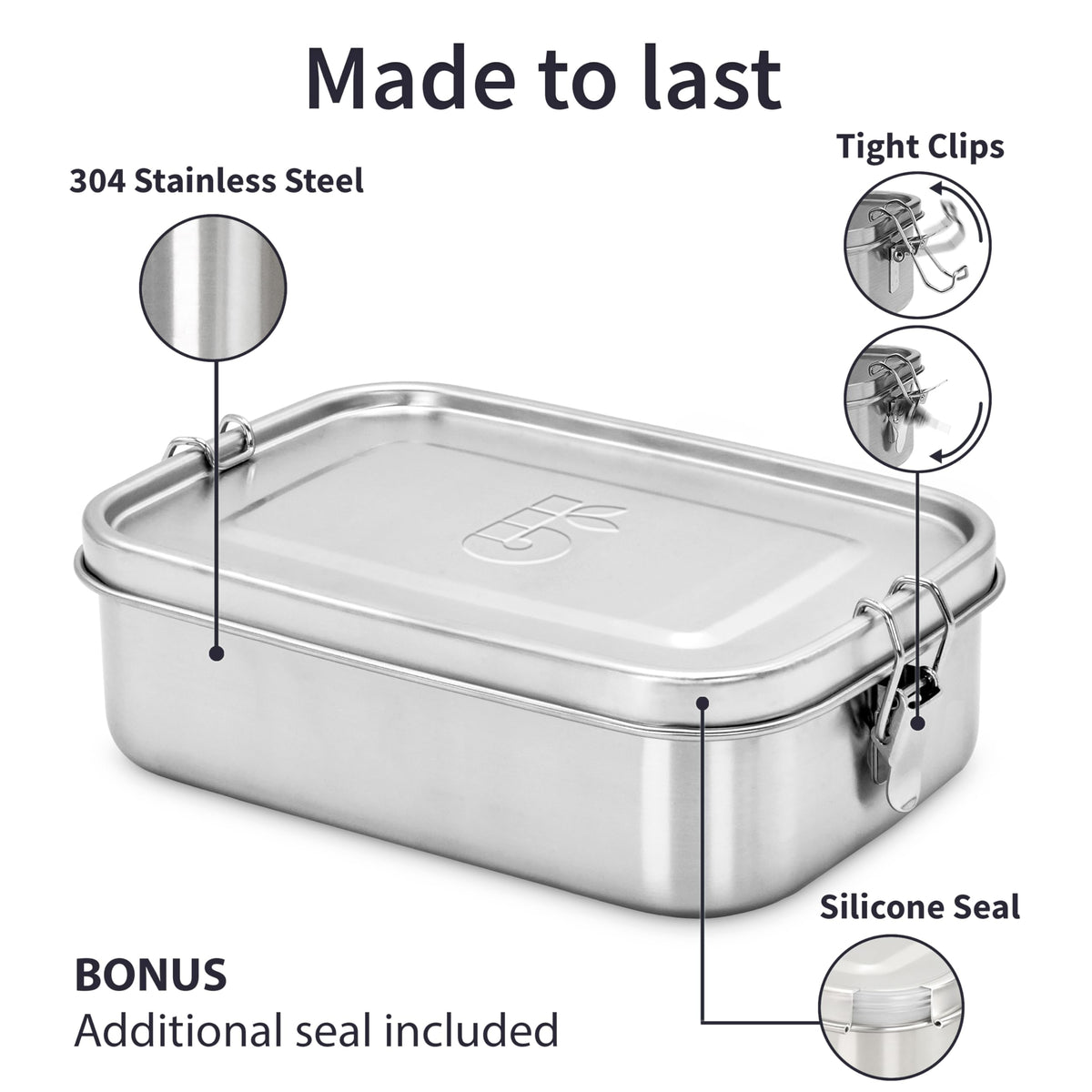Bambaw lunch box with adjustable compartments for portion control