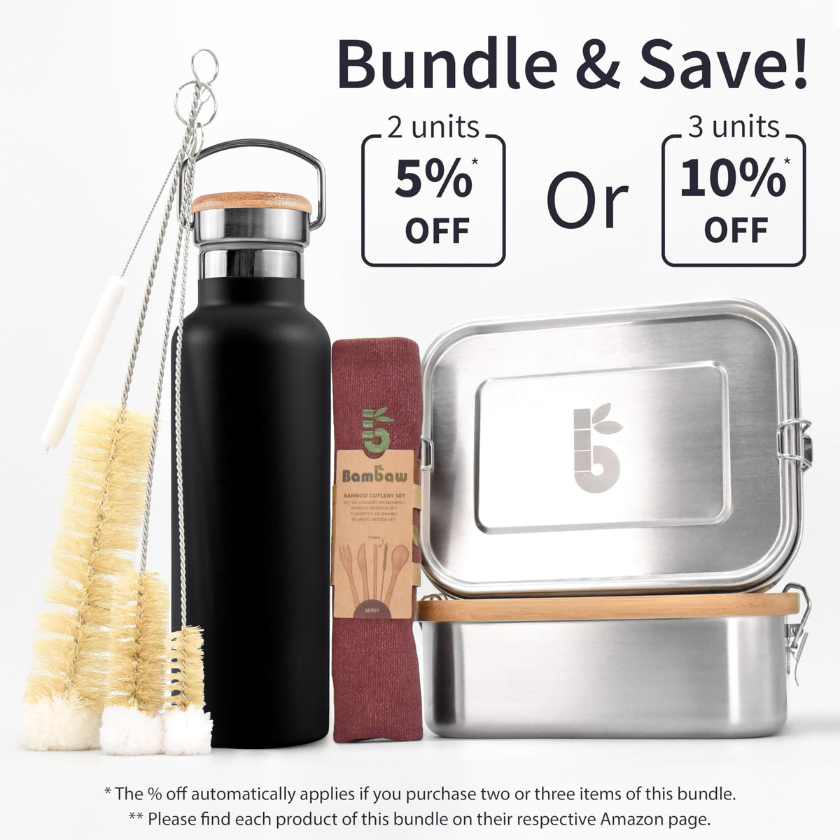 Bambaw durable eco-friendly bottle supports reusable hydration.
