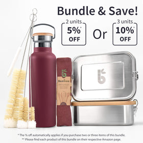 Bambaw eco-friendly reusable bottle supports plastic-free hydration.