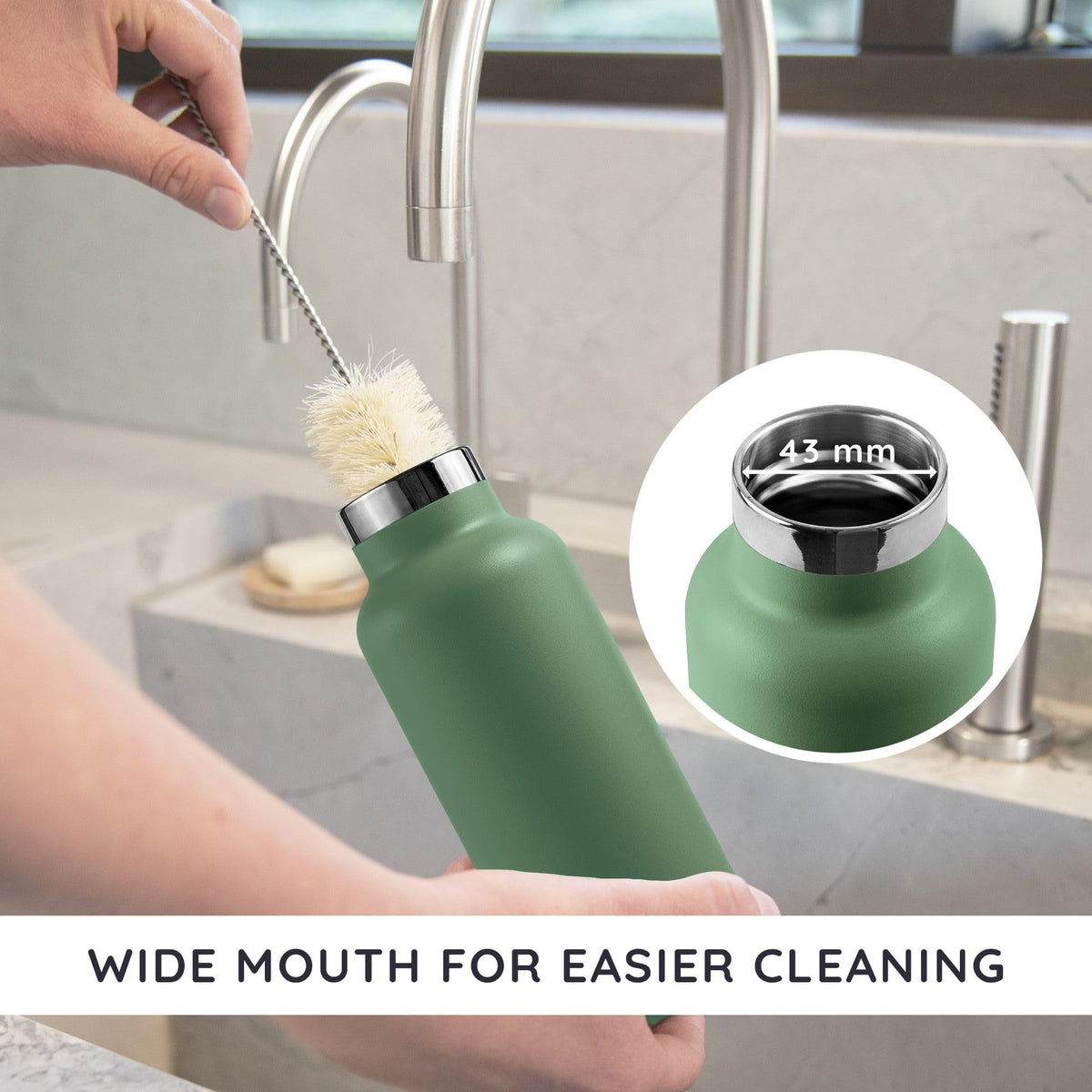 Bambaw double-wall insulation keeps cold drinks up to 24 hours.