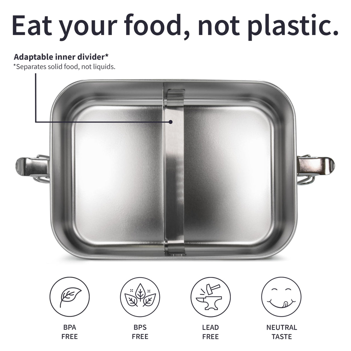 Bambaw leakproof lid protects contents during transport